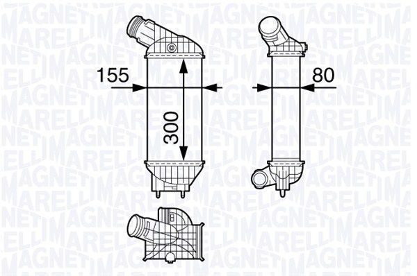 MAGNETI MARELLI Välijäähdytin 351319202880